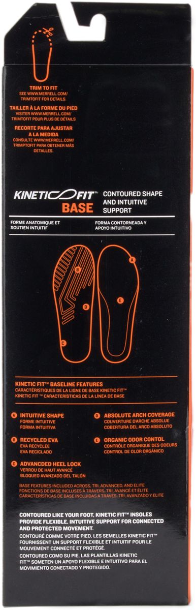 Merrell Women's Kinetic Fit Base Footbed Insoles