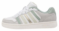 Kids Teens (8-16 Years) | K-Swiss COURT PALISADES White-canary Green-frosty Green-champagne Gold