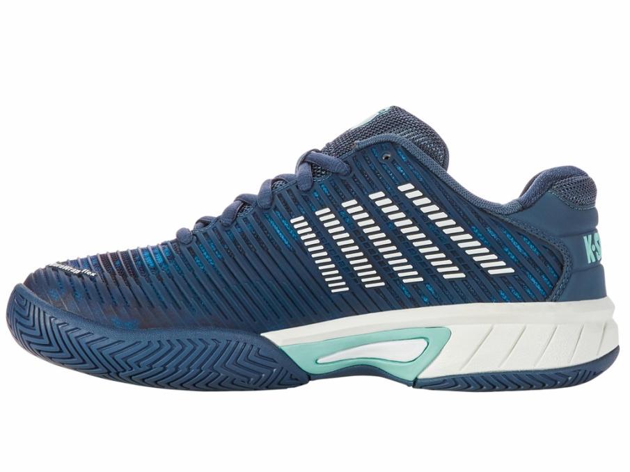 Kids Teens (8-16 Years) | K-Swiss HYPERCOURT EXPRESS 2 Indian Teal/star White/moonstruck