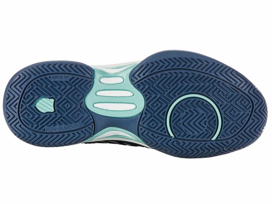 Kids Teens (8-16 Years) | K-Swiss HYPERCOURT EXPRESS 2 Indian Teal/star White/moonstruck