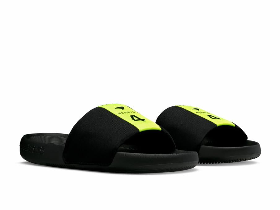 Men Slides & Sandals | K-Swiss SLIDE SANDAL LN X MCLAREN Black/safety Yellow
