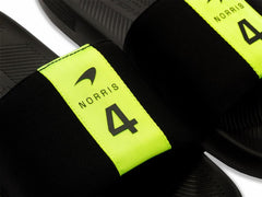 Men Slides & Sandals | K-Swiss SLIDE SANDAL LN X MCLAREN Black/safety Yellow