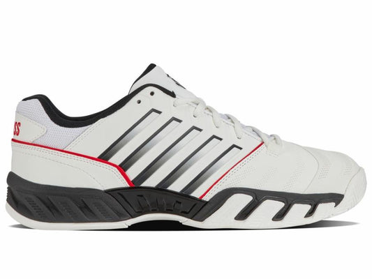 Men Tennis | K-Swiss BIGSHOT LIGHT 4 Bright White/stretch Limo/high Risk Red