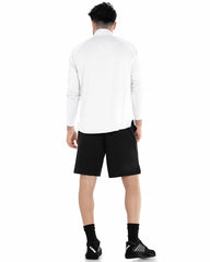 Men Tennis & Pickleball | K-Swiss 1/4 ZIP L/S White