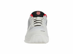 Men Wide Shoes | K-Swiss HYPERCOURT EXPRESS 2-2E Bright White/stretch Limo/high Risk Red