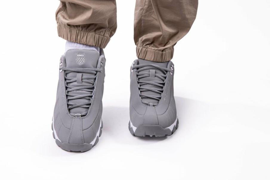 Men Wide Shoes | K-Swiss ST329 CMF Neutral Gray/silver