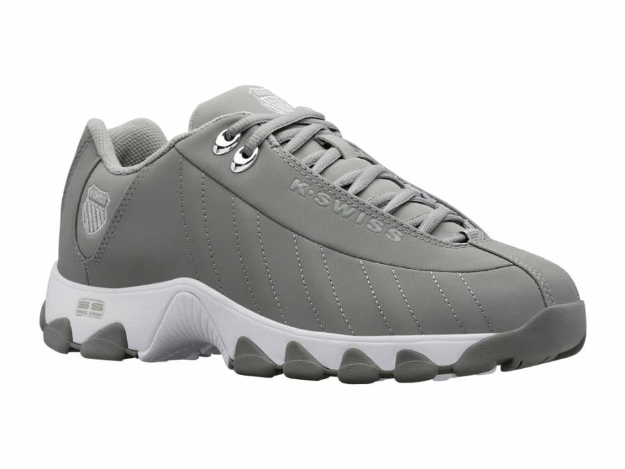 Men Wide Shoes | K-Swiss ST329 CMF Neutral Gray/silver
