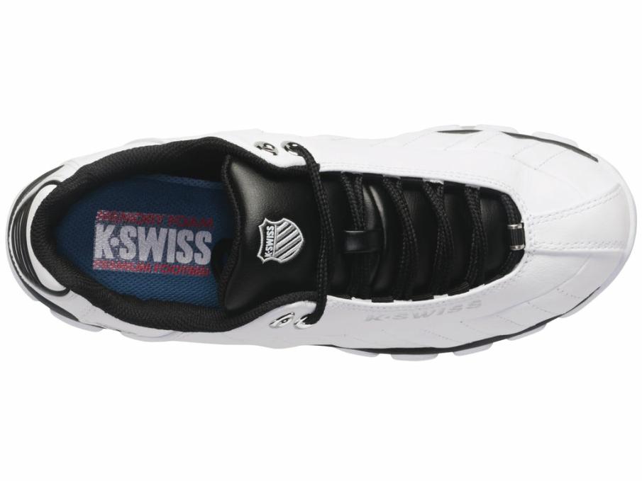 Men Wide Shoes | K-Swiss ST329 CMF White/black