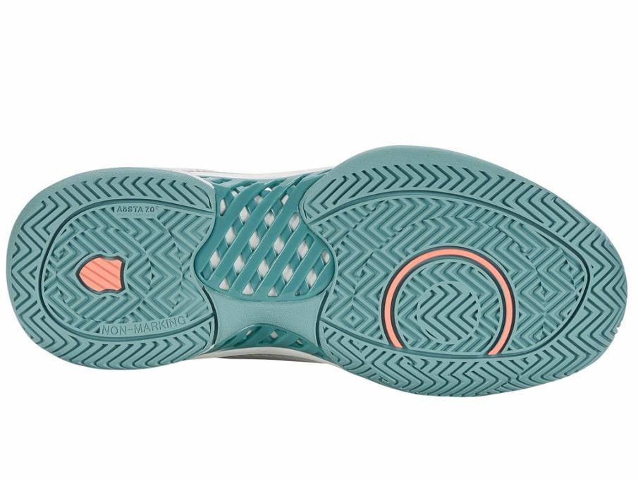 Women Pickleball | K-Swiss EXPRESS LIGHT PICKLEBALL Blanc De Blanc/nile Blue/desert Flower