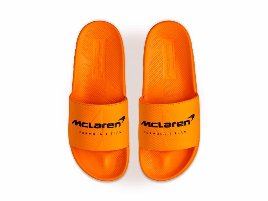 Women Slides & Sandals | K-Swiss SLIDE SANDAL X MCLAREN Papaya