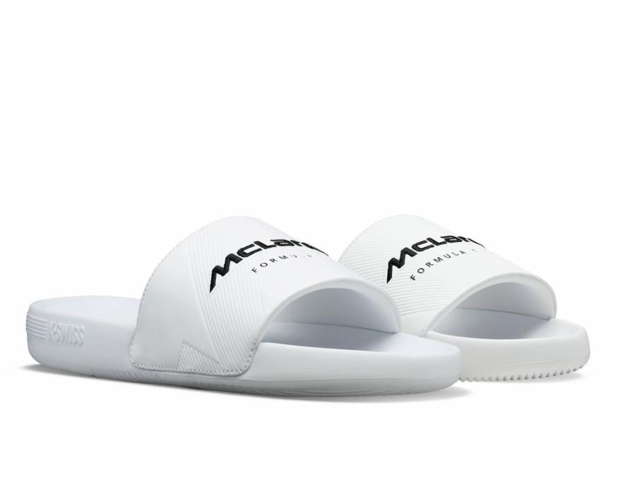 Women Slides & Sandals | K-Swiss SLIDE SANDAL X MCLAREN White