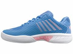 Women Tennis | K-Swiss HYPERCOURT EXPRESS 2 CLAY Silver Lake Blue/white/orchid Pink