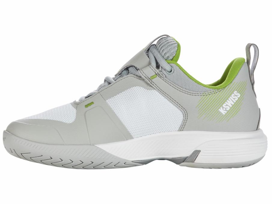 Women Tennis | K-Swiss ULTRASHOT TEAM Gray Violet/white/lime Green
