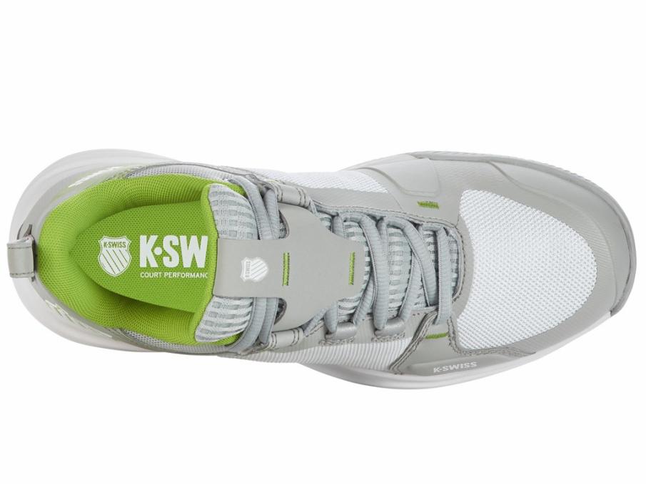 Women Tennis | K-Swiss ULTRASHOT TEAM Gray Violet/white/lime Green