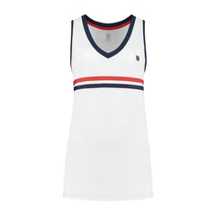 Women Tennis | K-Swiss WOMENS HERITAGE SPORT TANK TOP White