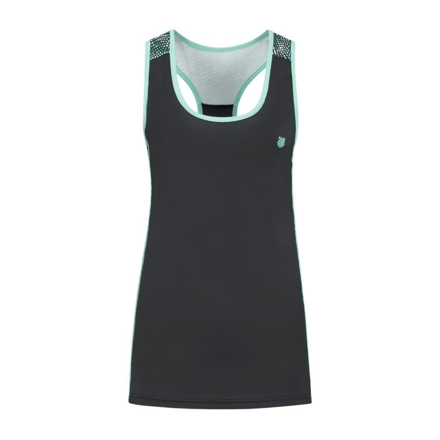 Women Tennis | K-Swiss WOMENS HYPERCOURT SPEED TANK Limo Black / Aruba
