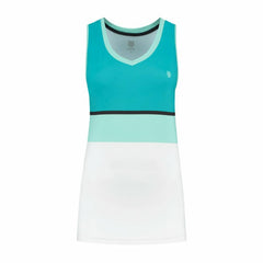 Women Tennis | K-Swiss WOMENS HYPERCOURT STRIPE TOP Aruba Blue / Algiers Blue / White