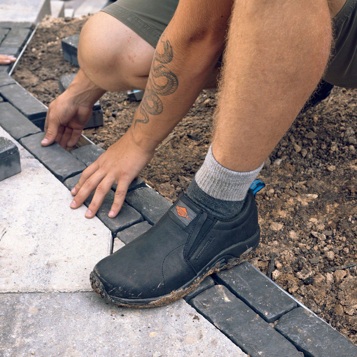 Merrell Men's Jungle Moc Leather SD+ Wide  Safety Shoes