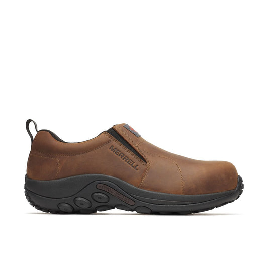 Merrell Men - Jungle Moc Leather Hi-Vis Carbon Fiber Low Wide Width - Slip Ons