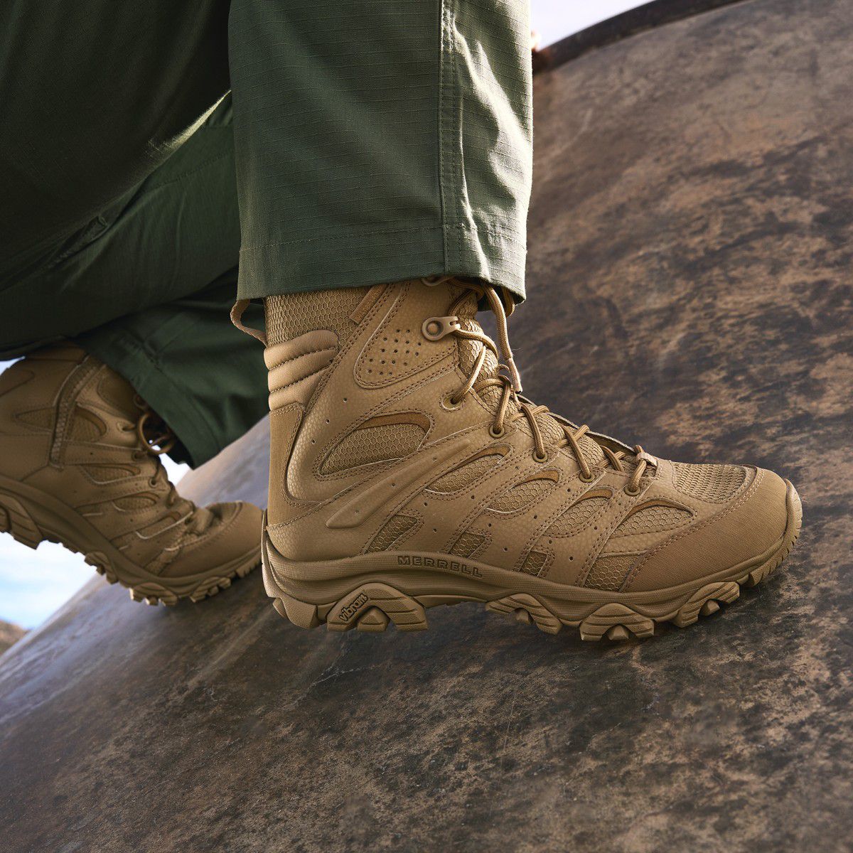 Merrell Men's Moab 3 8" Tactical Zip Waterproof Boot