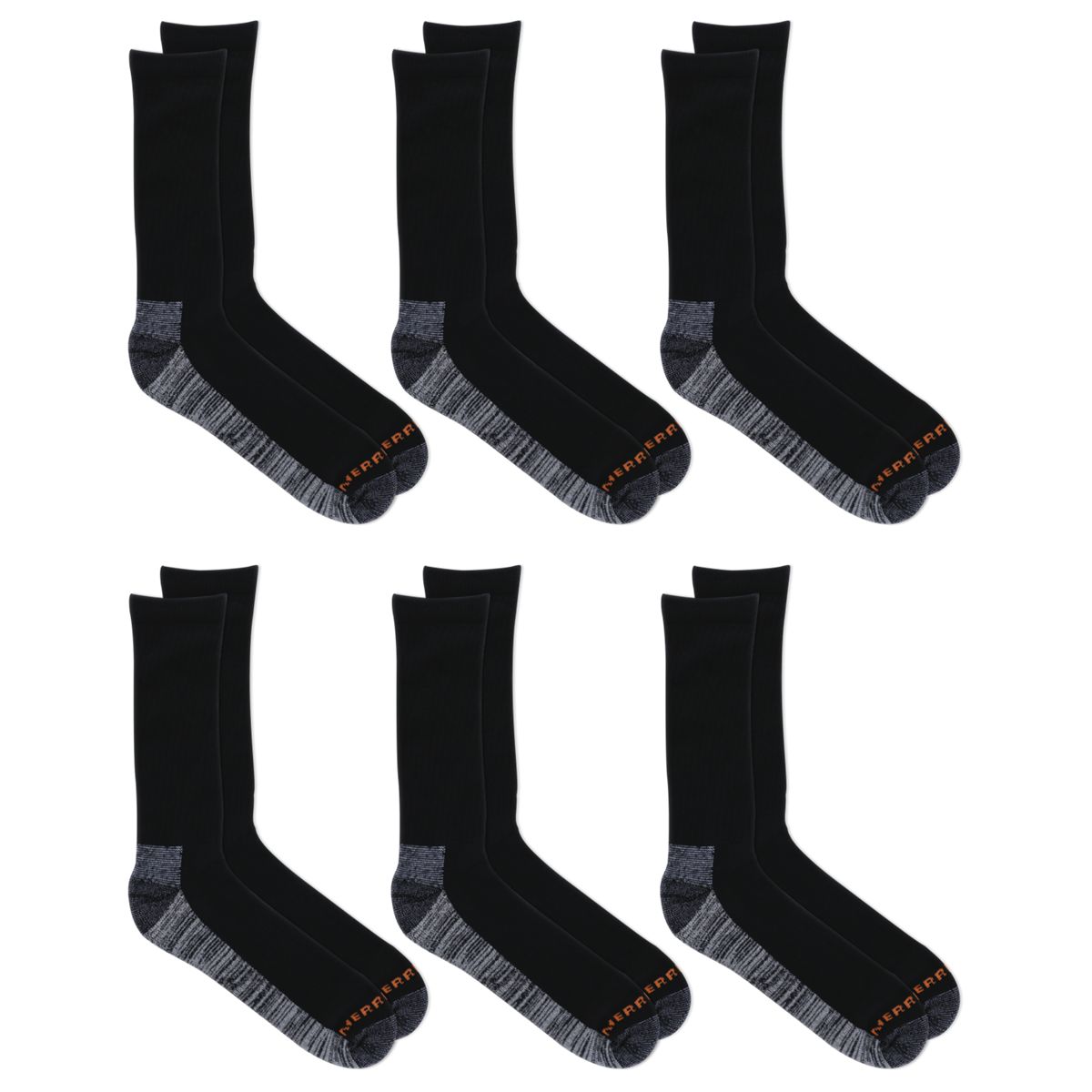 Merrell Work Crew Sock 6 Pack - Socks