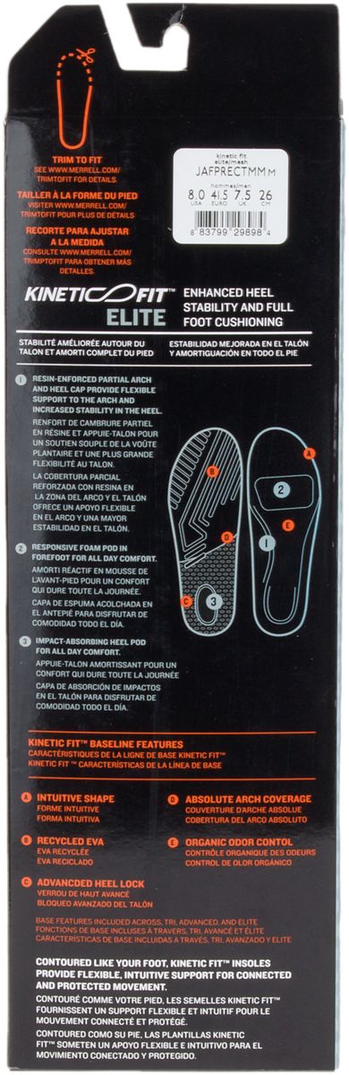 Merrell Men - Kinetic Fit™ Elite Footbed Wide Width - Insoles