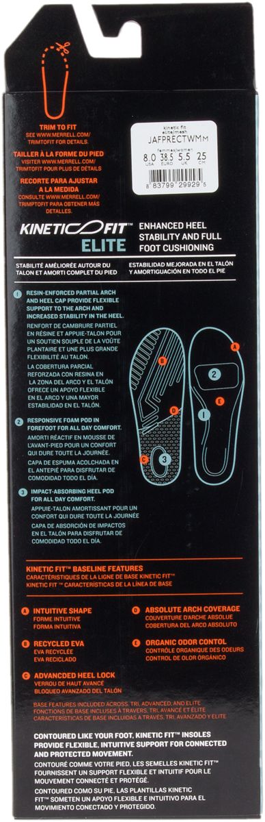 Merrell Women - Kinetic Fit™ Elite Footbed - Insoles