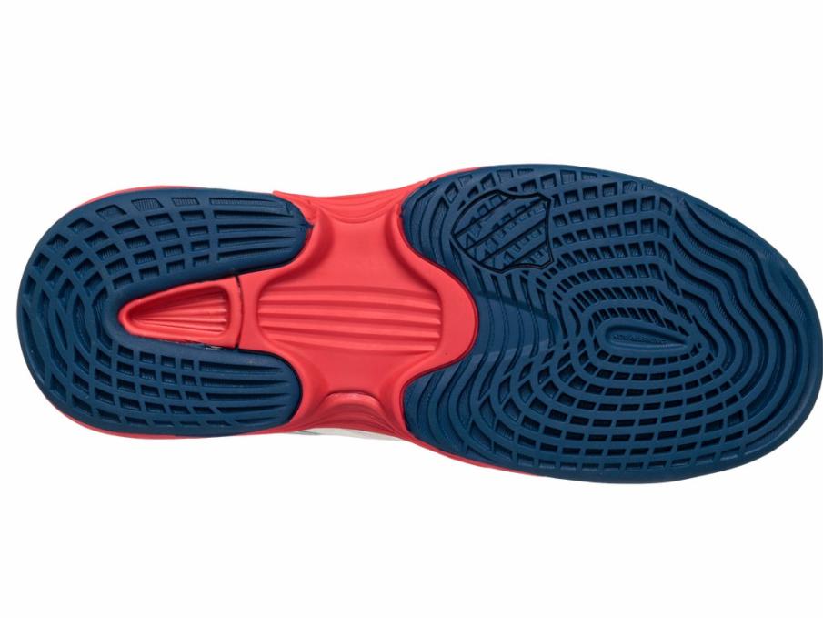 Kids Teens (8-16 Years) | K-Swiss SPEEDTRAC Blanc De Blanc/ Blue Opal /lollipop