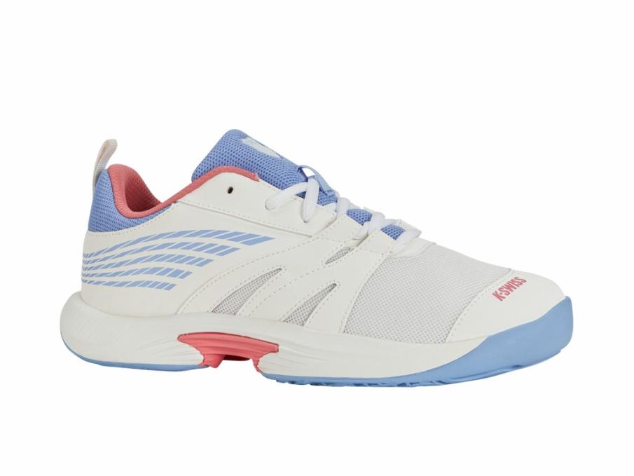 Kids Tennis | K-Swiss SPEEDTRAC Bright White/open Air/strawberry Ice