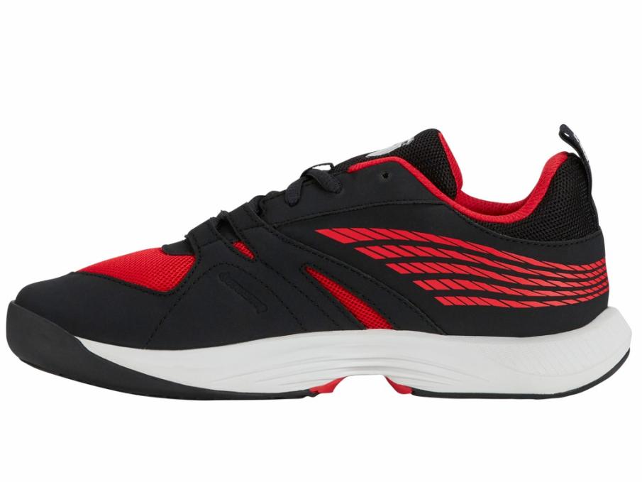 Kids Tennis | K-Swiss SPEEDTRAC Bright White/stretch Limo/high Risk Red