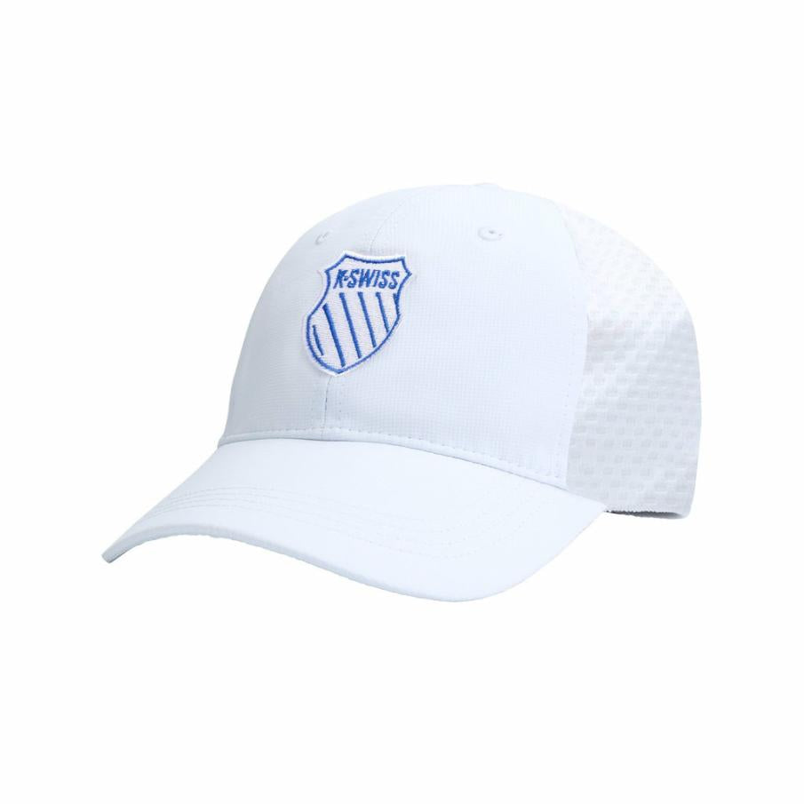 Men Hats &amp; Headwear | K-Swiss UNISEX LASER COURT PICKLEBALL HAT White