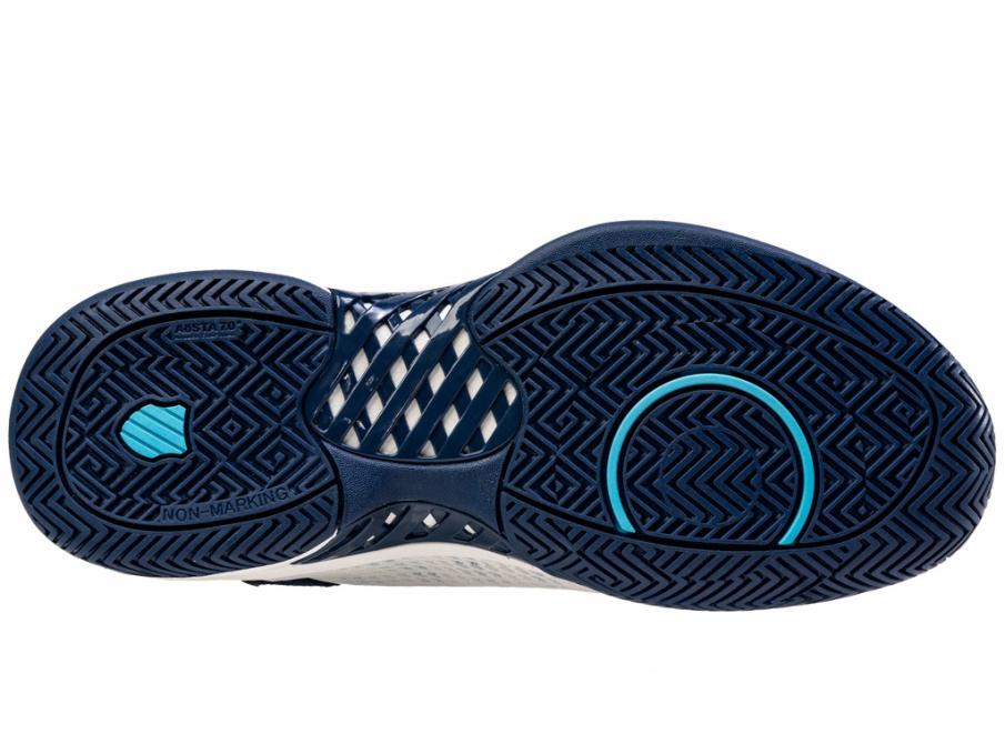 Men Pickleball | K-Swiss EXPRESS LIGHT PICKLEBALL Blue Opal/blanc De Blanc/cyan Blue