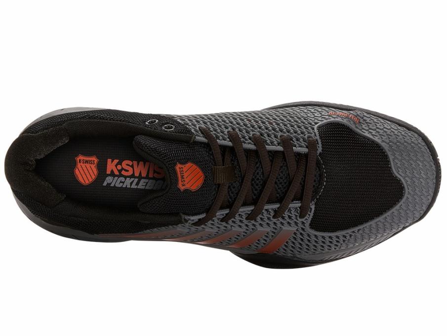 Men Pickleball | K-Swiss EXPRESS LIGHT PICKLEBALL Steel Gray/jet Black/spicy Orange
