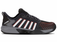 Men Pickleball | K-Swiss PICKLEBALL SUPREME Jet Black/steel Gray/spicy Orange