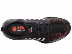 Men Pickleball | K-Swiss PICKLEBALL SUPREME Jet Black/steel Gray/spicy Orange