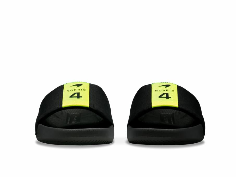 Men Slides &amp; Sandals | K-Swiss SLIDE SANDAL LN X MCLAREN Black/safety Yellow