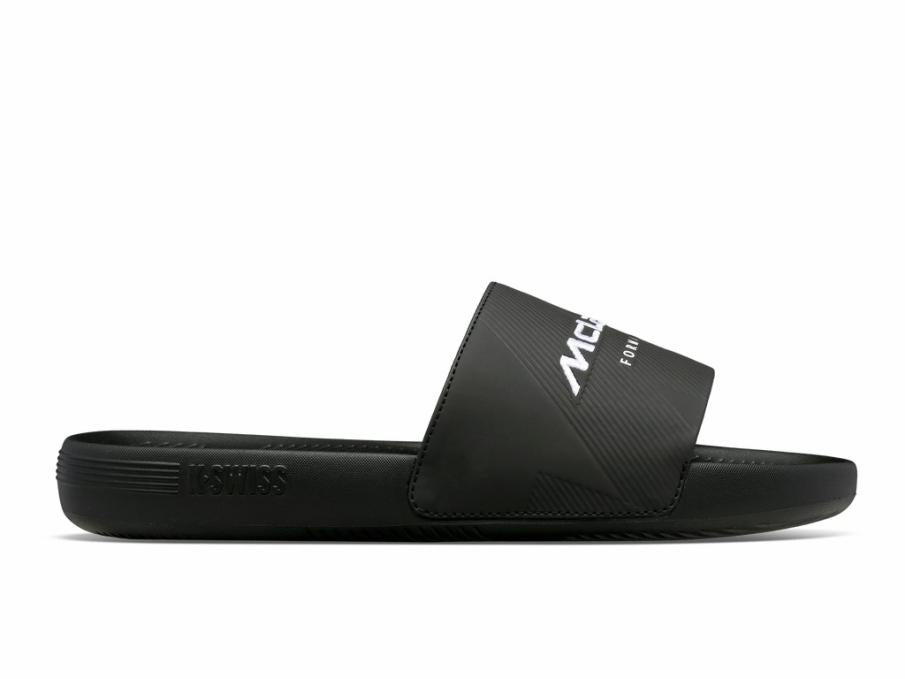 Men Slides &amp; Sandals | K-Swiss SLIDE SANDAL X MCLAREN Black