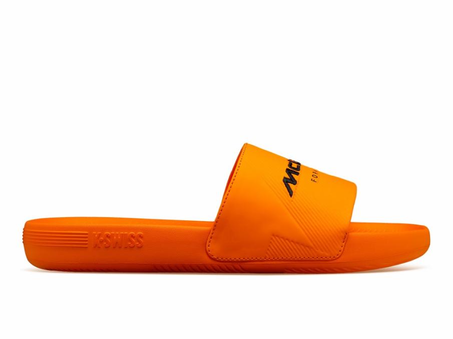 Men Slides &amp; Sandals | K-Swiss SLIDE SANDAL X MCLAREN Papaya