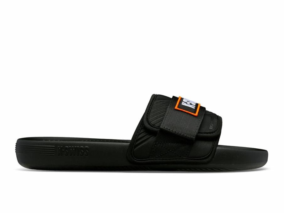 Men Slides &amp; Sandals | K-Swiss STRAP SANDAL X MCLAREN Black/papaya