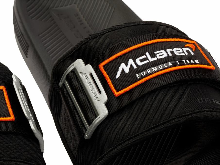 Men Slides &amp; Sandals | K-Swiss STRAP SANDAL X MCLAREN Black/papaya