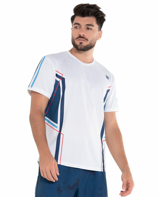 Men T-Shirts &amp; Tops | K-Swiss NEW ERA S/S White