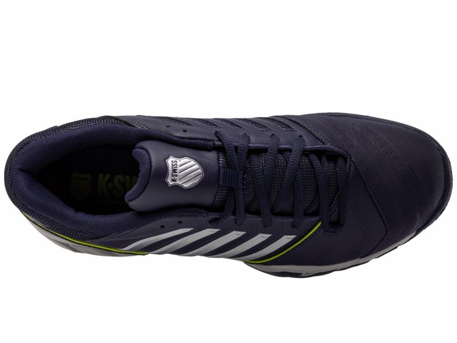 Men Tennis | K-Swiss BIGSHOT LIGHT 4 OMNI Peacoat/gray Violet/lime Green