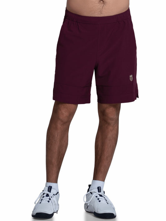 Men Tennis | K-Swiss RIP STOP SHORT-7&#034; Wine