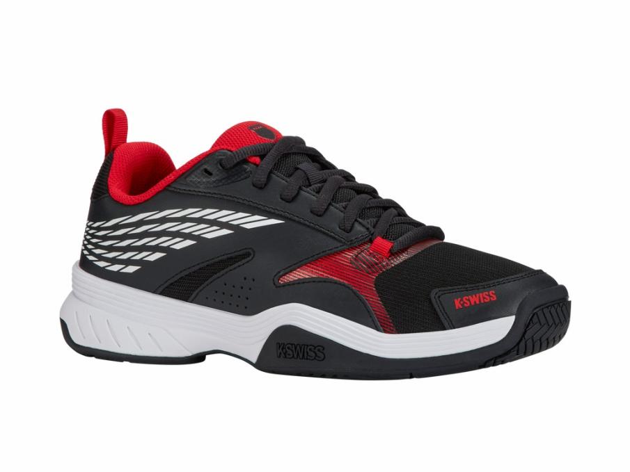 Men Tennis | K-Swiss SPEEDEX Stretch Limo / White / High Risk Red