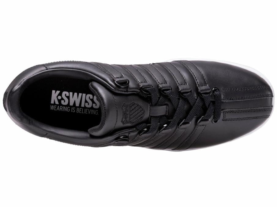 Men Wide Shoes | K-Swiss CLASSIC VN Black/white
