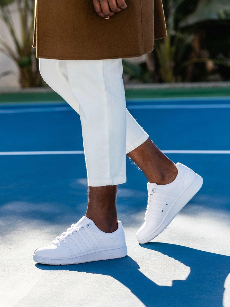 Men Wide Shoes | K-Swiss CLASSIC VN White/white