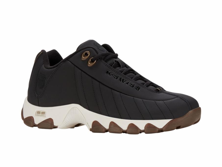 Men Wide Shoes | K-Swiss ST329 CMF Black/dark Gum