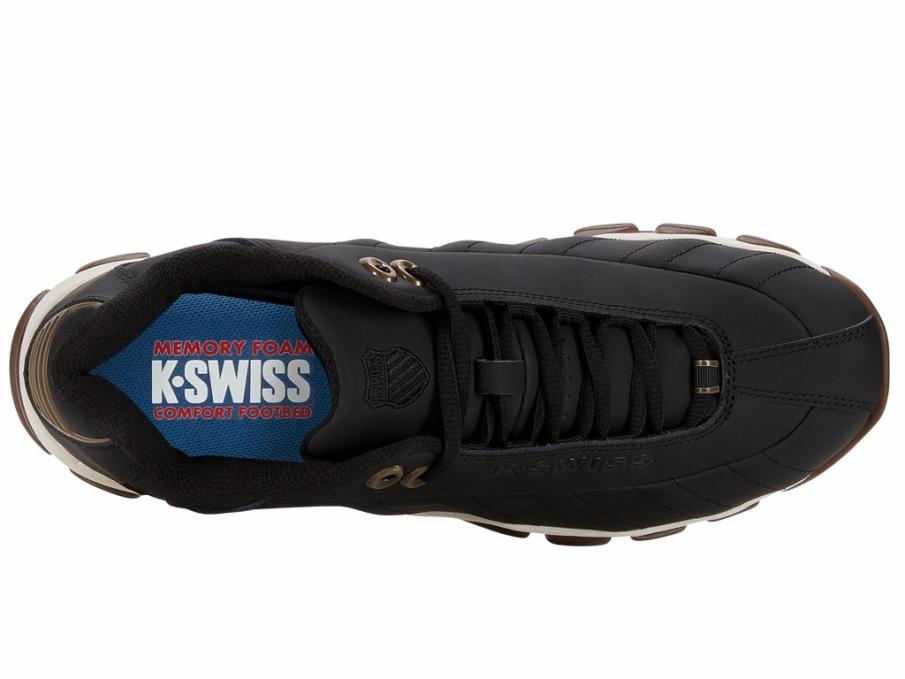 Men Wide Shoes | K-Swiss ST329 CMF Black/dark Gum