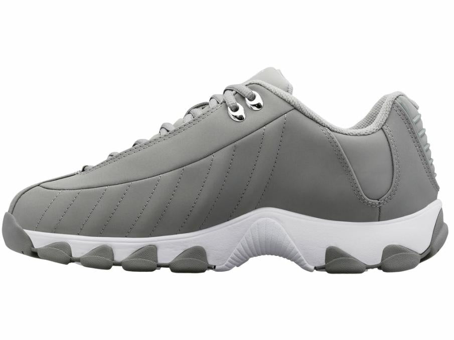 Men Wide Shoes | K-Swiss ST329 CMF Neutral Gray/silver
