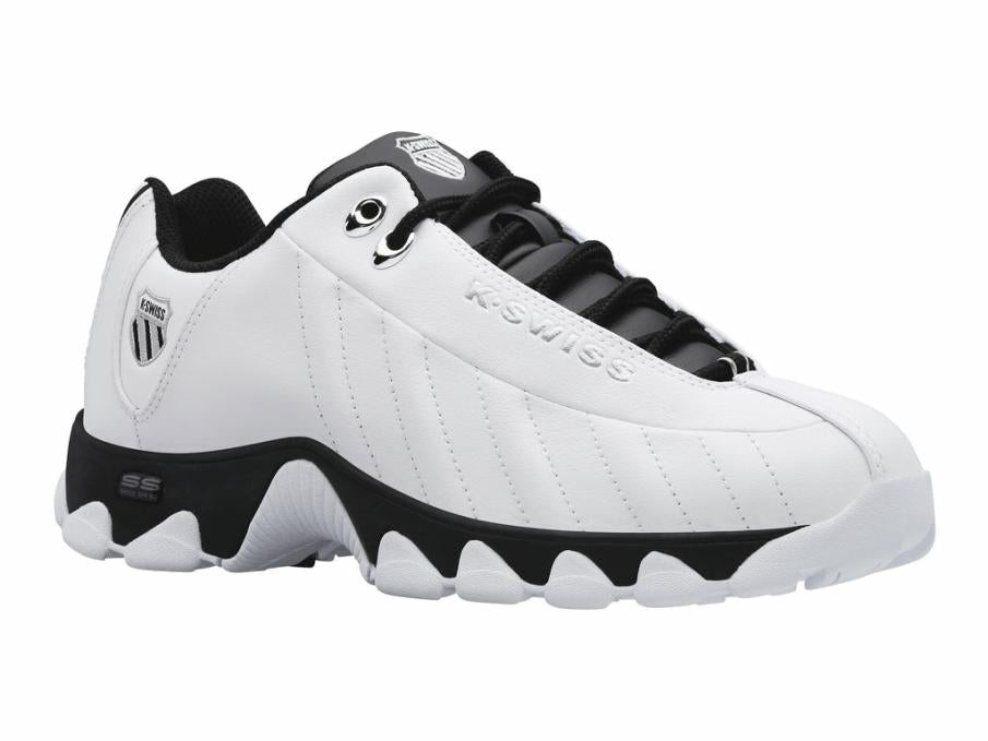 Men Wide Shoes | K-Swiss ST329 CMF White/black